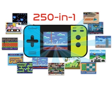 Consola portátil Compact Cyber Arcade - Pantalla 2.5'' 250 juegos