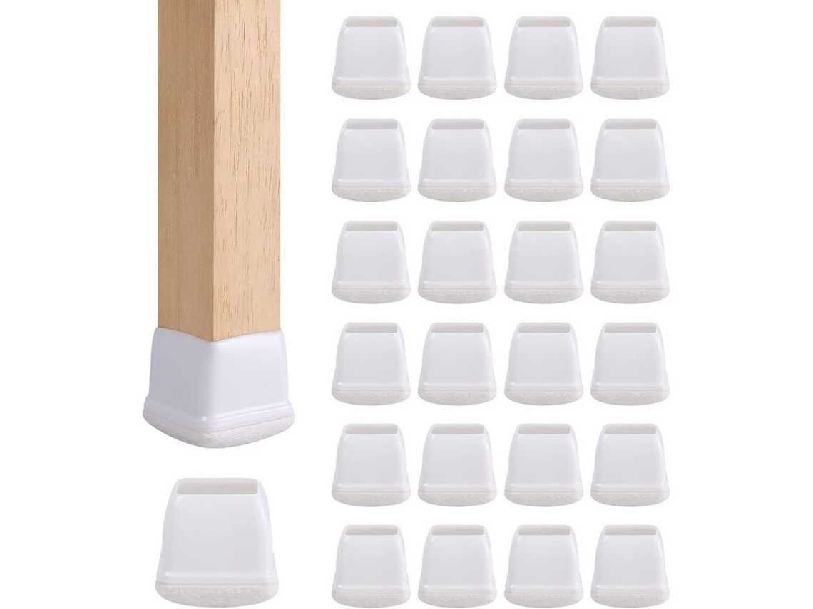 Protectores Para Patas De Sillas, Fundas De Fieltro Para Muebles, 24 Unidades, Antidesgaste Y Silenciosos.
