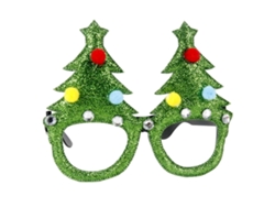 Gafas navideñas, gafas con montura brillante, decoración para fiestas. TRUYUETY