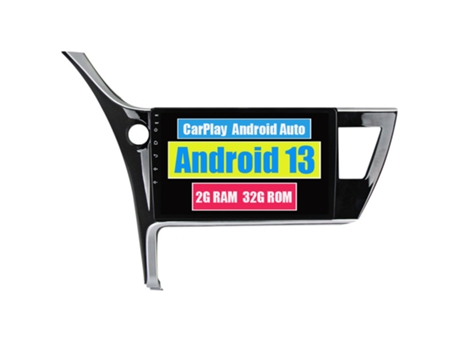 Autoradio Multimedia ROVERONE para Toyota Corolla 2017 2018 CarPlay Android Coche Radio Bluetooth Navegación