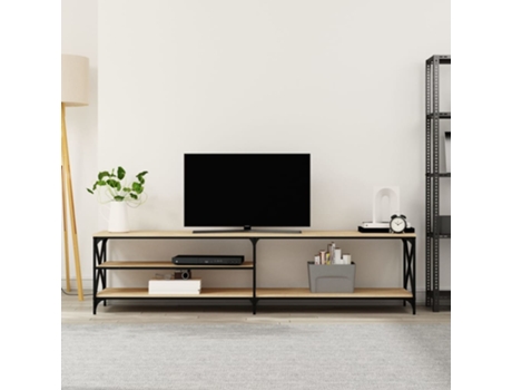 Mueble de Tv VIDAXL (200 x 40 x 50cm - Madera Contrachapada - Marrón)