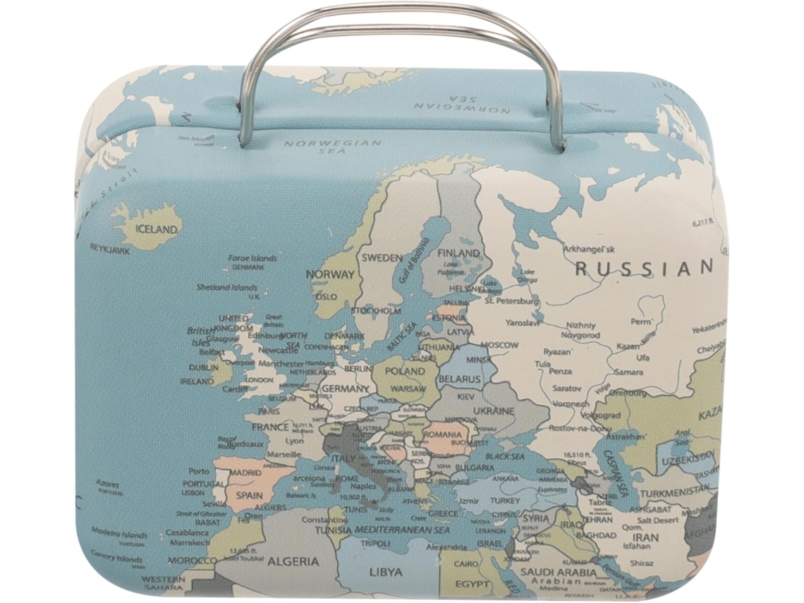 Joyería Portátil Hierro Estilo Retro Maleta Guardar Cosméticos Colecciones Estuche Decorativo Pestañas