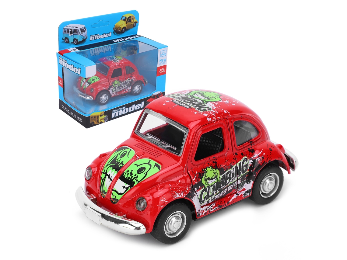 Coche De Juguete A Escala 1:36 De Aleación Con Luces Y Sonidos (rojo)