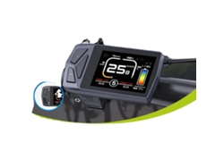 Pantalla LCD, compatible con motores centrales y de buje, métricas personalizables, Bluetooth UART EKD01.