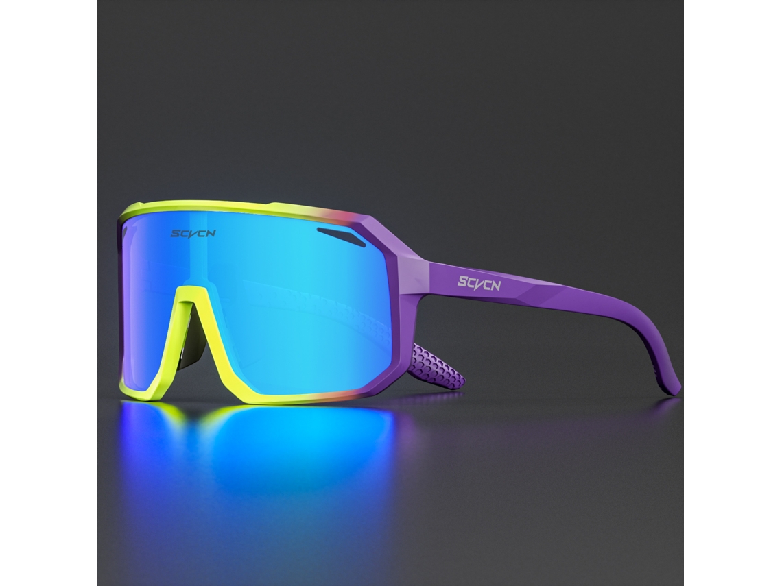 Gafas de ciclismo unisex MDUG UV400 con lentes TR 90 de poliacrilato negro