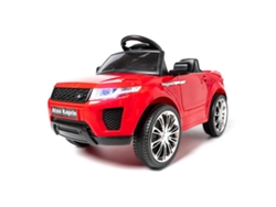 Coche eléctrico para niños con batería de 6 V y control remoto para padres, Ataa Kaplin Rojo