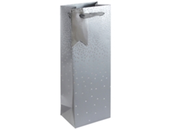 Bolsa para Botella CLAIREFONTAINE Plateada Estrella de Lluvia