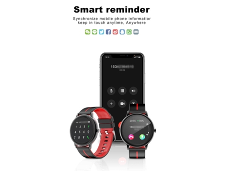 Reloj Inteligente, Sport, IP67 Resistente al Agua, Rosa VEANXIN