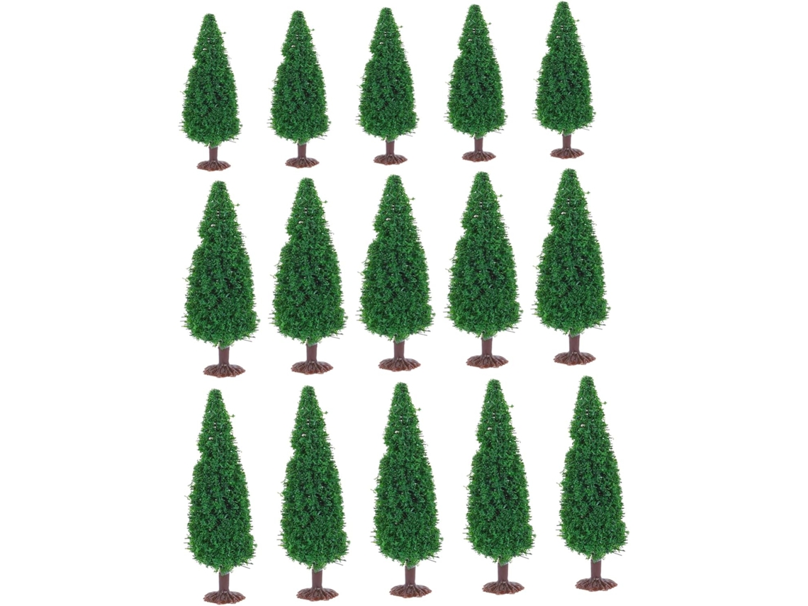 Kit De 15 Piezas Para Armar Un Modelo De Pino En Miniatura: Árboles Decorativos Para Construir.