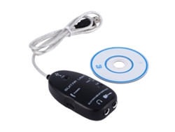Cable De Interfaz De Guitarra A Adaptador De Audio Usb Para Grabación En Pc, Plug And Play