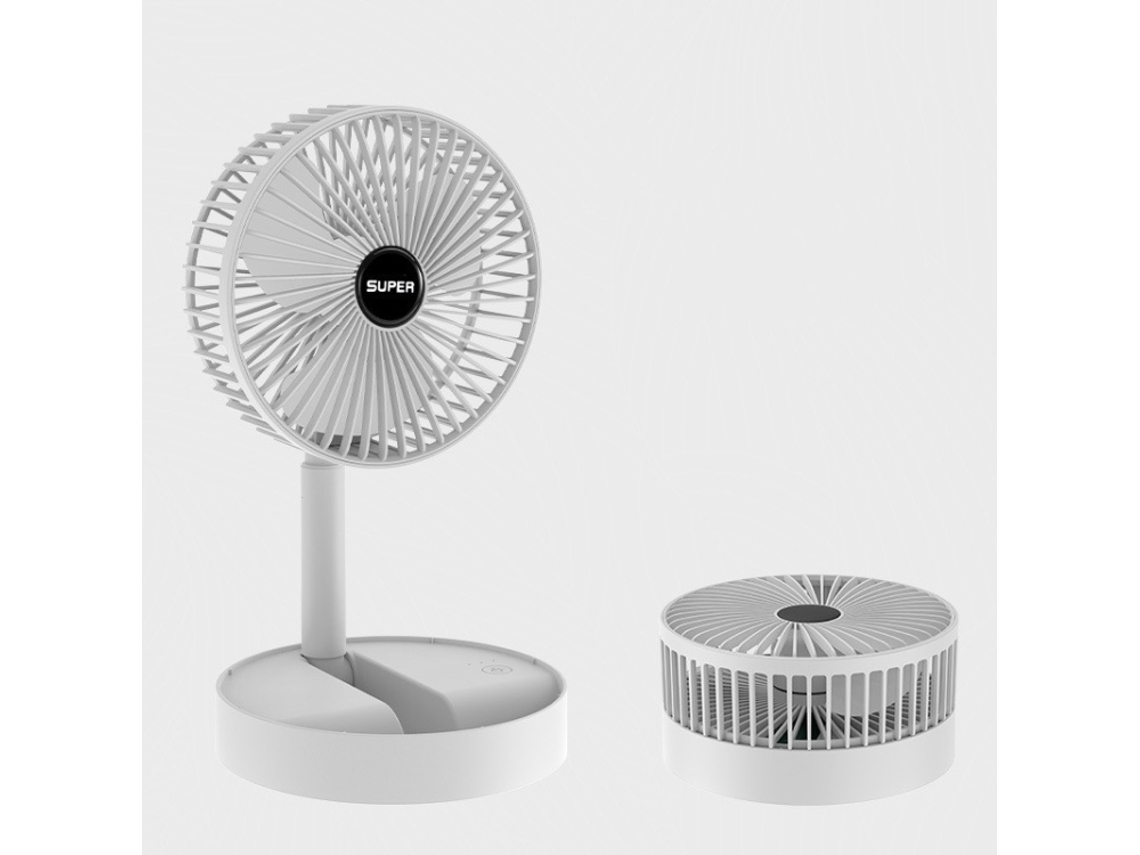 Ventilador portátil plegable con soporte retráctil, recargable, CSYY