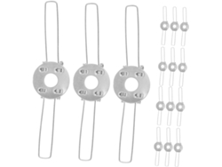 30 Piezas De Clips De Resorte Para Lámparas, Pantallas Y Portalámparas.