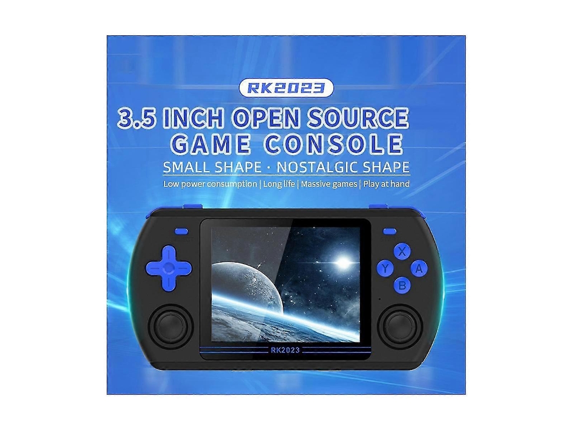 Consola Retro Rk2023 De 3,5 Pulgadas, 16 Gb 64 Gb, Pantalla Ips 43, Rk3566, Con Doble Altavoz (b)