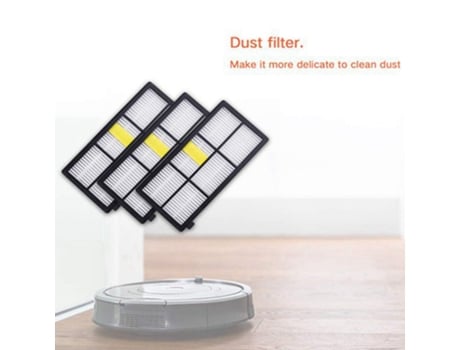 Filtros HEPA, cepillo de rodillo principal, reemplazo de neumáticos, accesorios para IRobot Roomba serie 805, 860, 861, 865, 866, 880, 885, 960, 96...