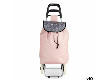 Carro de Compra Rosa 3,3 L 20x95x34 cm (10 Unidades)