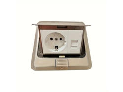 Soporte de enchufe de suelo oculto de cobre impermeable vayotoy