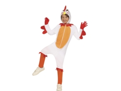 Disfraz de Pollo blanco con capucha para niños