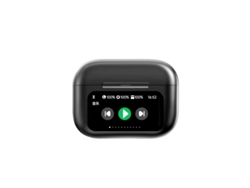 Auriculares Inalámbricos Bluetooth (negros), Pantalla Inteligente, Cancelación De Ruido, Batería De Larga Duración, Estilo Deportivo.