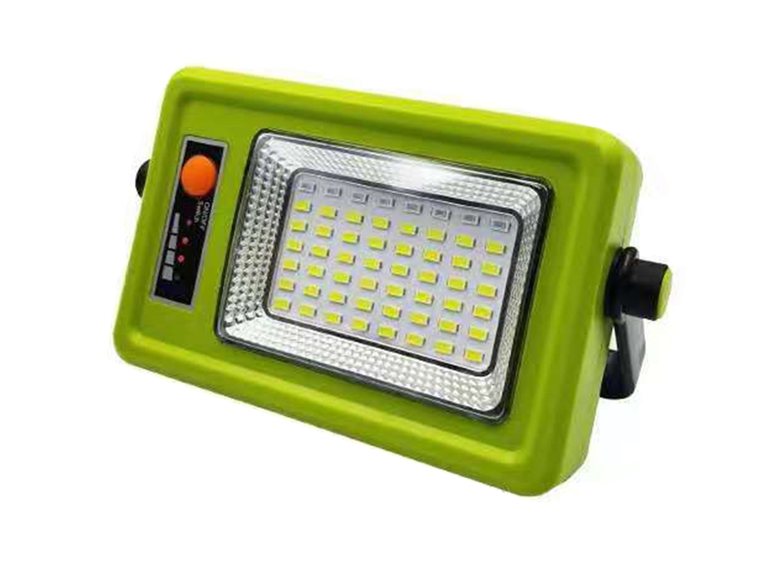 Linterna Solar Portátil Con Batería De Litio, Luz De Emergencia Multifuncional Para Acampar Al Aire Libre, Verde
