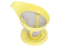 Filtro De Café Portátil De Acero Inoxidable 304 Con Cono De Goteo De Malla Fina.