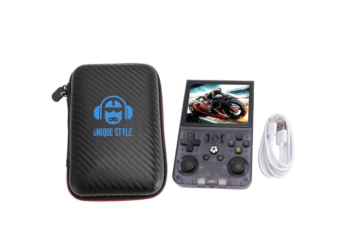 Consola de juegos portátil GOKOCO, 4000 mAh, estilo retro, sistema Linux, pantalla IPS de 3,5 pulgadas, consola de juegos doméstica portátil de bolsillo