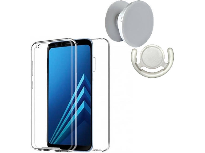 Kit Funda, PopSocket y Soporte PopSocket Samsung Galaxy S7 Edge 360º Transparente