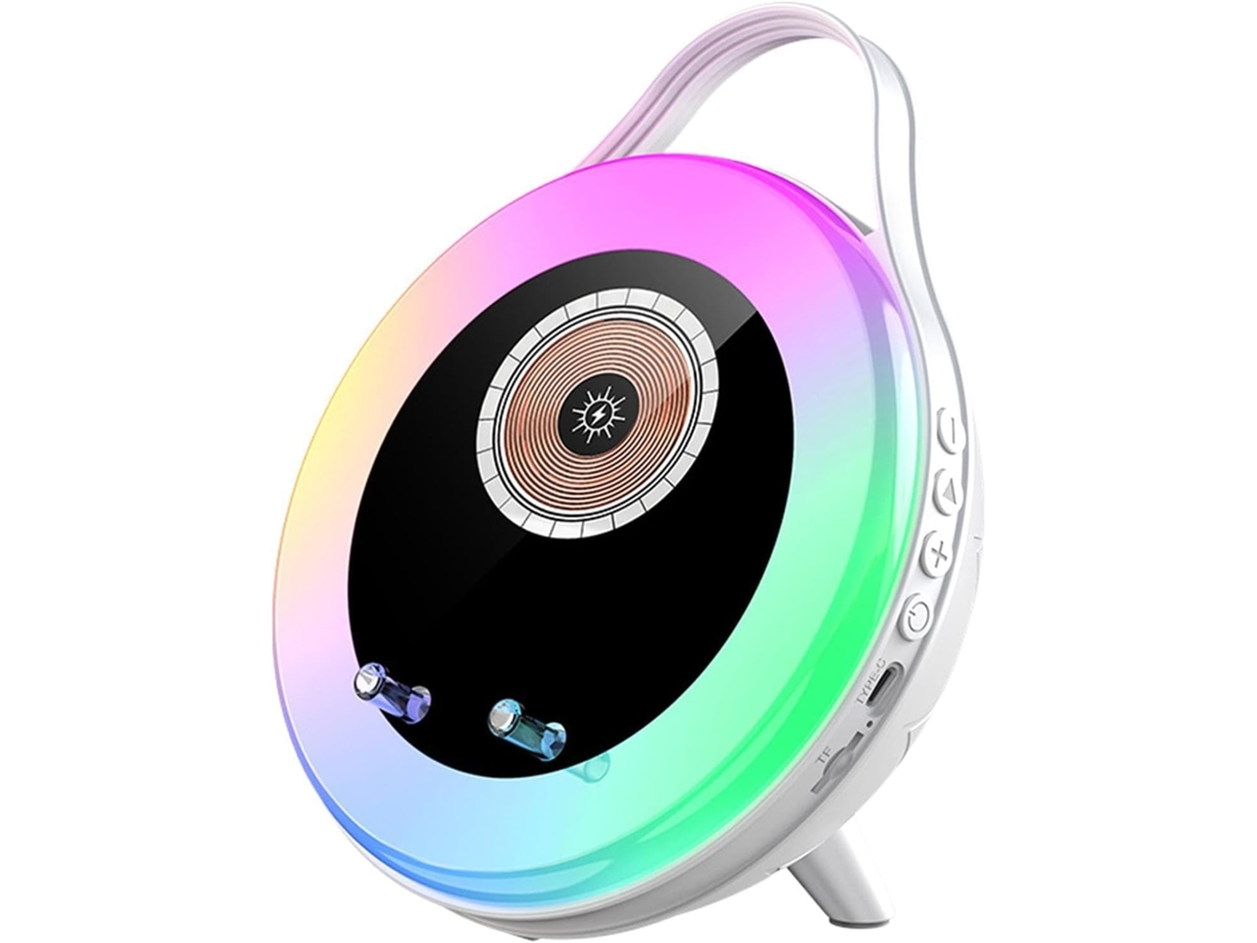 Altavoz Inalámbrico Con Inducción, Soporte Para Teléfono Y Sensor Para Carga Rápida.