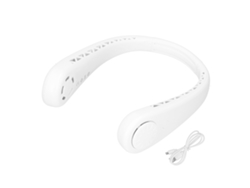 Ventilador De Cuello Portátil Sin Aspas, Recargable Por Usb, 3 Velocidades, Aire Frío, Ligero.