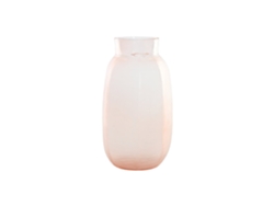 Jarron Cristal 4 Kg, Glaseado Rosa 23x23x44cm