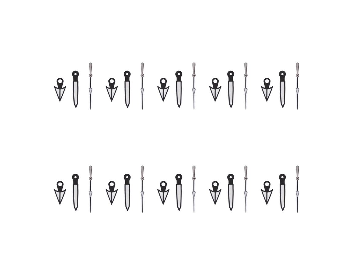 Juego De 10 Manecillas Luminosas De Horas, Minutos Y Segundos Para Movimientos Nh35, Nh36 Y Sk-23.