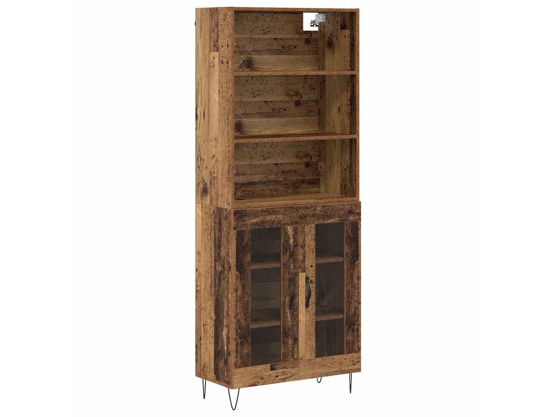 Juego de buffet de 2 piezas - Madera antigua - Madera procesada - EXCLUSIVA MAISON
