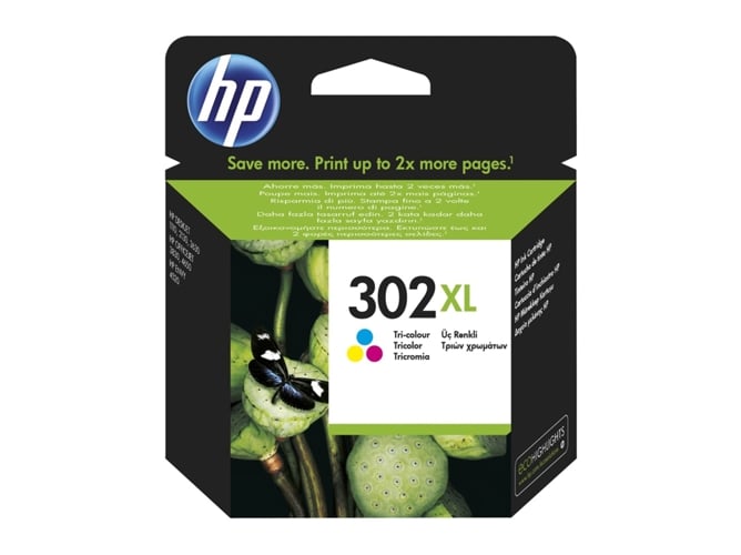 Cartucho de tinta Original HP 302 XL Tricolor para HP DeskJet 2130, 3630 HP OfficeJet 3830, 4650 HP ENVY 4520