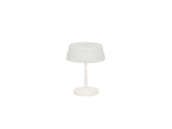 Lámpara De Mesa Led Inteligente Zafferano Sister Light Mini Wi-fi Blanco Perla Recargable Regulable 2200/2700/3000/4000k 3,2 W 17 Cm
