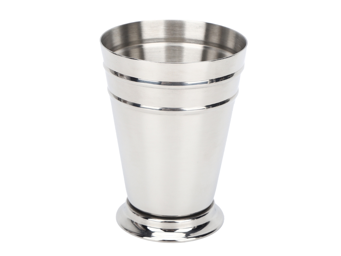 Vaso De Cóctel Helado De Acero Inoxidable 304 Antigoteo De 400 Ml Para Bar/fiesta - Plateado