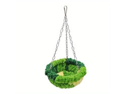Columpio Para Pájaros Con Nido Colgante De Felpa: Jaula Colgante Grande Con Acolchado Suave, Adecuada Para Loros, Ergonómica, Para Uso Diari