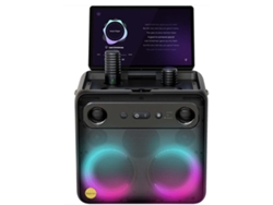 Karaoke Portátil IKARAO-X2 con Pantalla Táctil (2 micrófonos inalámbricos - Bluetooth -  Wi-Fi - HDMI)