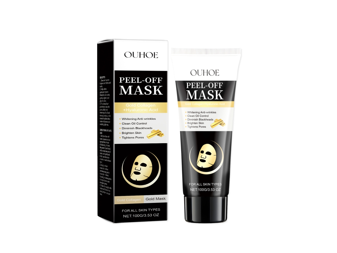 Mascarilla facial purificante de oro