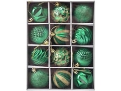 Es Un Juego De 12 Elegantes Bolas Decorativas Navideñas. Cada Bola Tiene Un Diámetro De 6 Cm. Gracias A Su Diseño Ergonómico, Son Ideales No