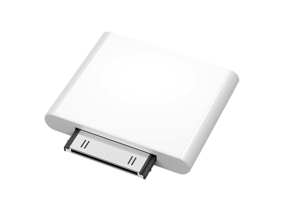 Adaptador Transmisor Bluetooth (blanco) Para Ipod Classic Touch, 30 Pines
