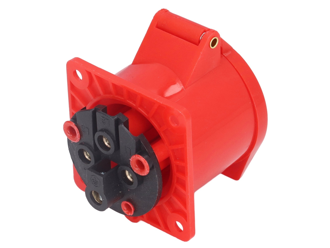 2026-as-Conector De Tomacorriente Industrial Empotrado Impermeable Ip44 220‑250v/240‑415v