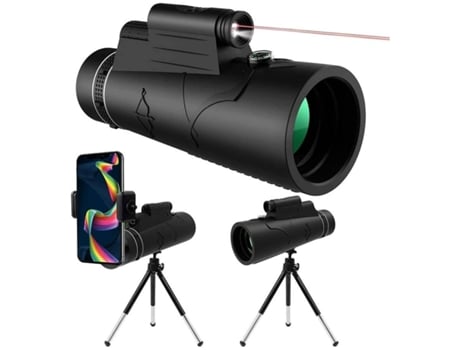 Telescopio ENZONS Teleobjetivo para teléfono móvil Lente de vidrio óptico HD de aumento externo 20X para observación de aves Co-Black