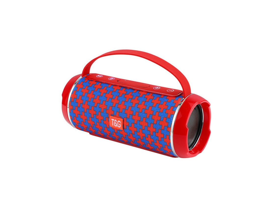 Altavoz Portátil Mdug, Batería Recargable De Iones De Litio De 1200 Mah, Compatible Con Teléfonos, Tabletas, Ordenadores Y Televisores(rojo Camuflaje)