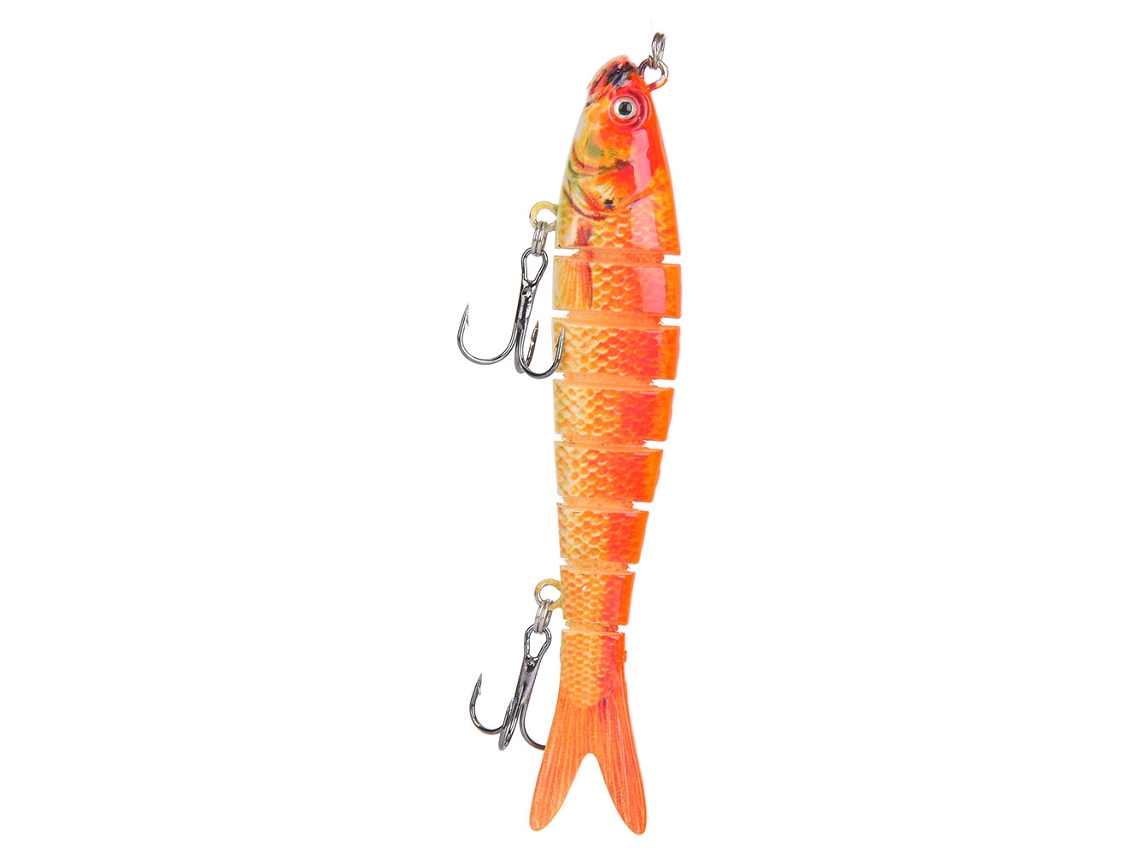 2026rebe-señuelo Artificial De Pesca De 10cm Con Secciones Multiples Sinking Wobblers Anzuelo 9 Para Mar