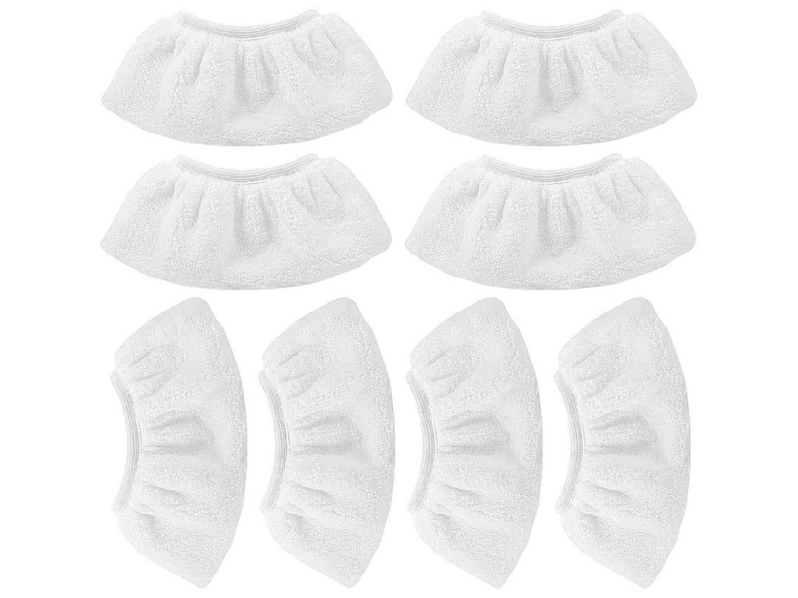 Toallas De Microfibra Para Kärcher Sc 2, 3, 4, 5, Con Boquilla De Mano, 8 Unidades, Lavables Y Reutilizables.