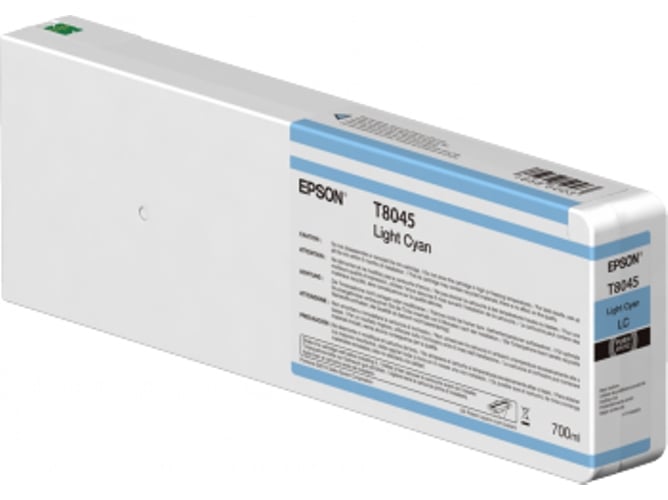 Cartucho de tinta original EPSON 700 ml , Cian claro, C13T804500, T8045