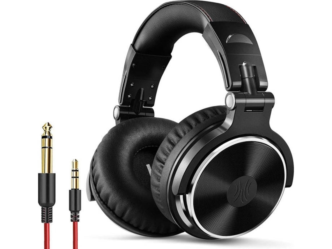 Auriculares ENKERS Estudio de monitor de auriculares con cable y mezcla de DJ estéreo con chip de controlador premium de 50 mm para juego de teléfono de grabación de amplificador de PC