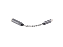 Adaptador Usb-c A Auriculares De 4,4 Mm Con Chip Cx31993, 384 Khz/32 Bits, Cobre Plateado.