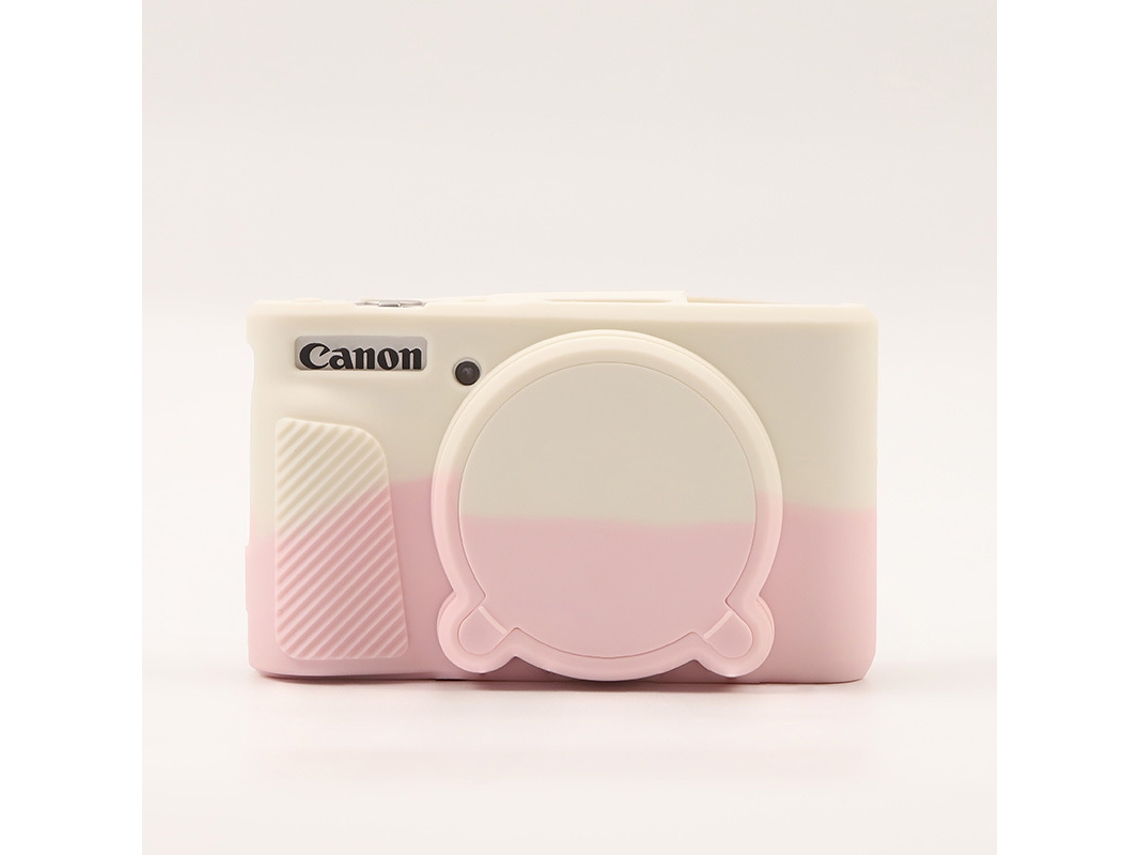 Funda protectora de silicona antiarañazos para Canon SX740 HS / SX730 HS Cherry Blossom Pink Hazy Digitallab