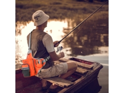 Bolsa De Pesca Multiusos De Lona Impermeable Con Espacio De Almacenamiento Para Aparejos De Pesca 32x39x12cm