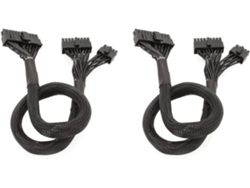 2 Cables De Alimentación Modulares De 10 + 18 Pines A 24 Para Rm550x, Rm650x, Rm750x, Rm850x Y Rm1000x